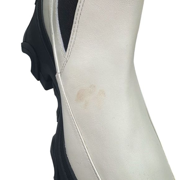 SOREL Brex™ Leather Chelsea Boots - Size 9.5 - Black / White - Picture 10 of 10